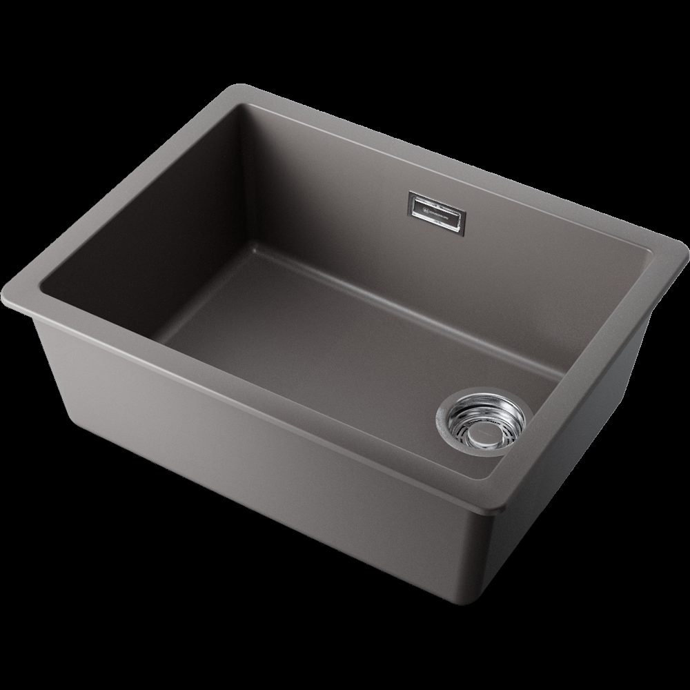 Omoikiri Kata 56-U/I-GR Side Artgranit/leningrad grey
