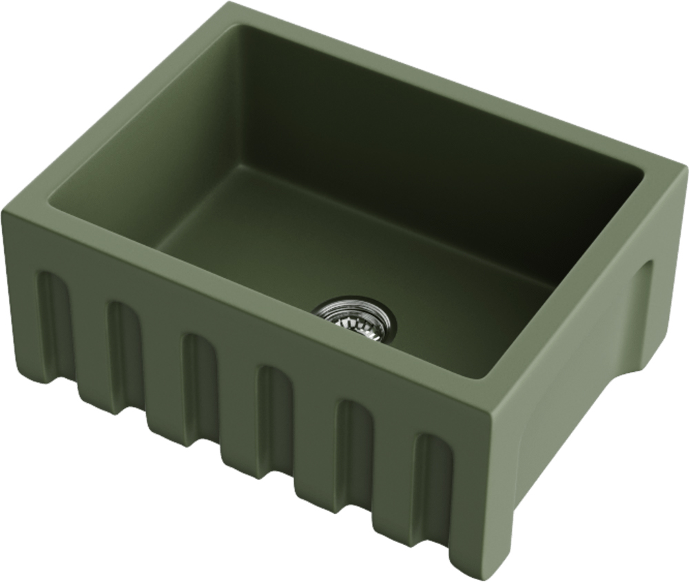 Omoikiri Mikura 61-OL Natceramic/olive