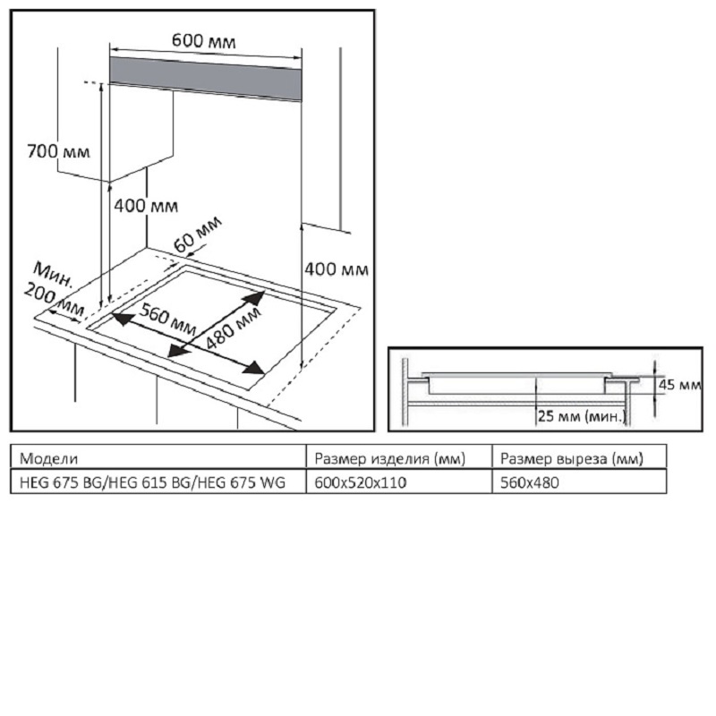 Evelux HEG 675 WG