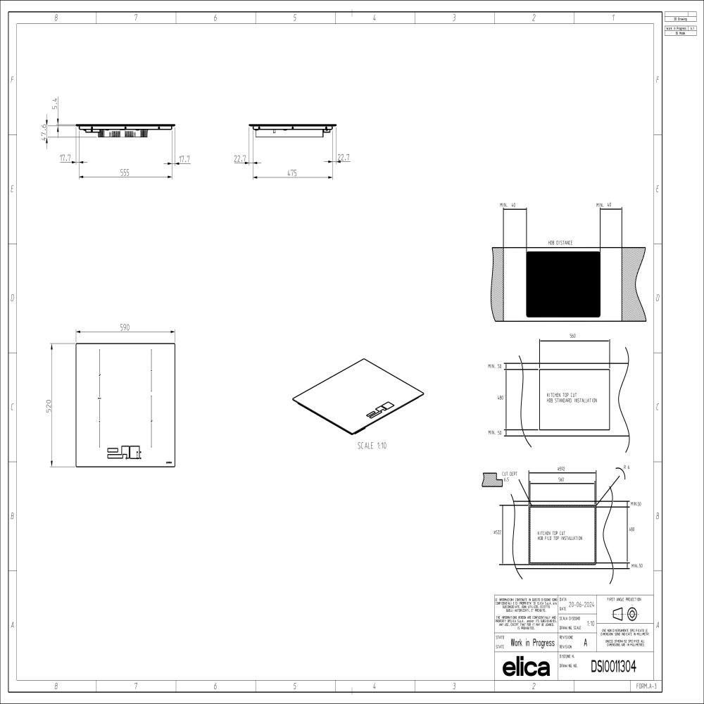 Elica RATIO CONNEX 603 PLUS BL