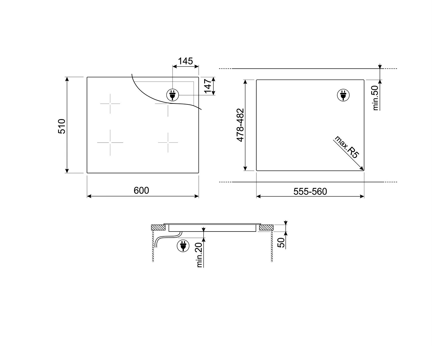 Smeg SIM3644MWH