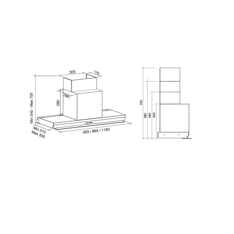 Falmec MOVE 120 WHITE