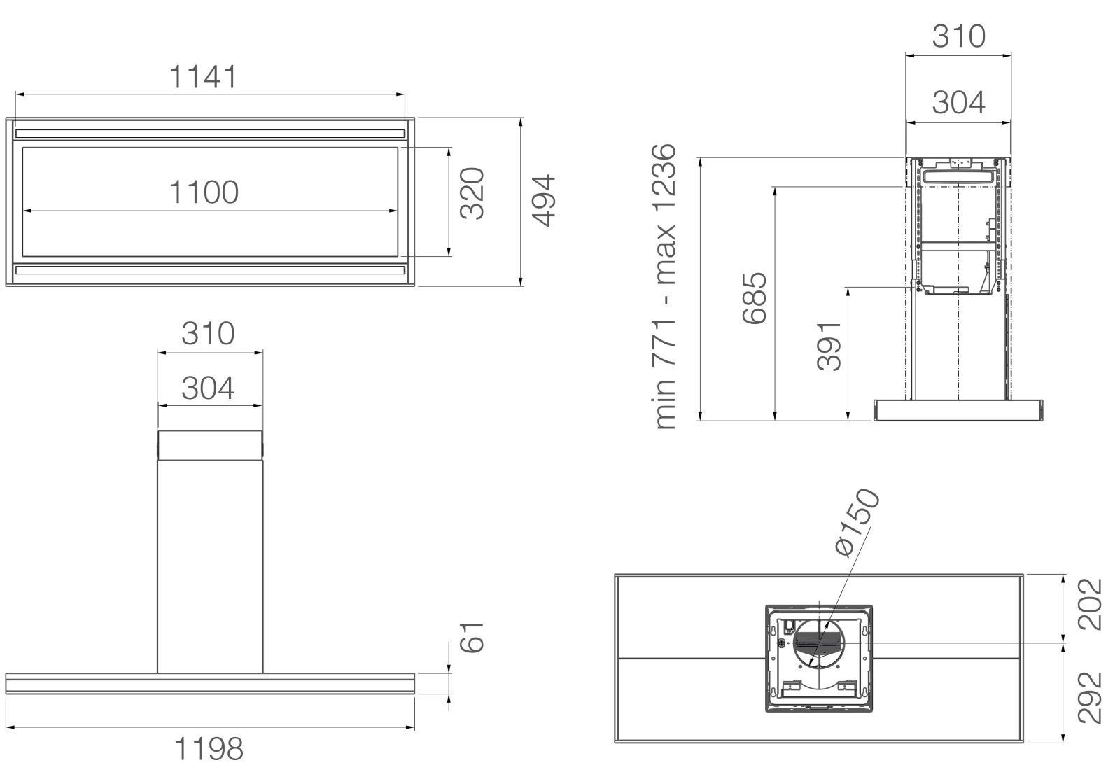 Elica ELEMENT ISL @ BLMAT/A/120