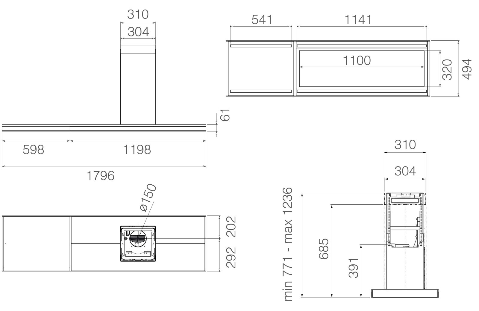 Elica ELEMENT ISL @ BLMAT/A/120