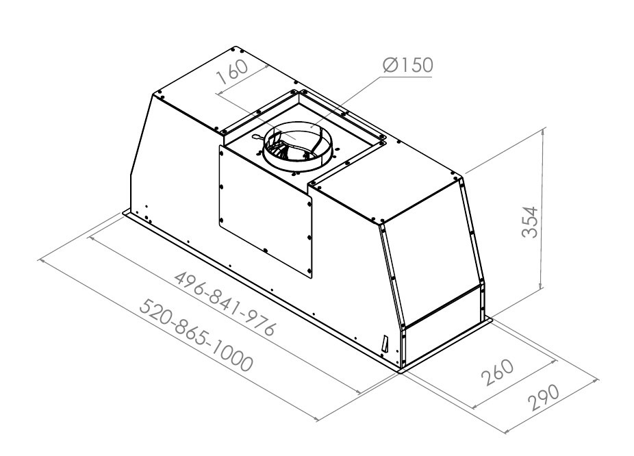 Pando PRO/52 INOX V. 830