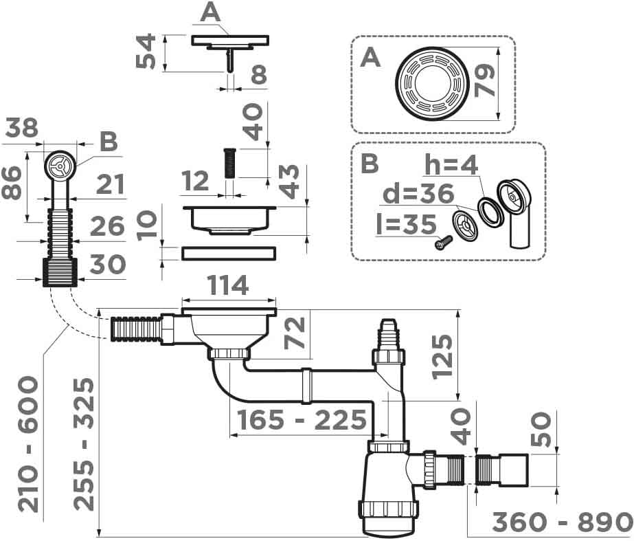 Omoikiri WK-1-R-GB