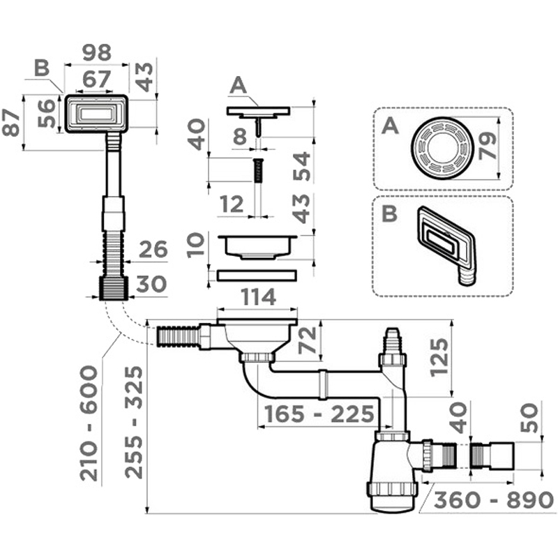 Omoikiri WK-1-UN-GB