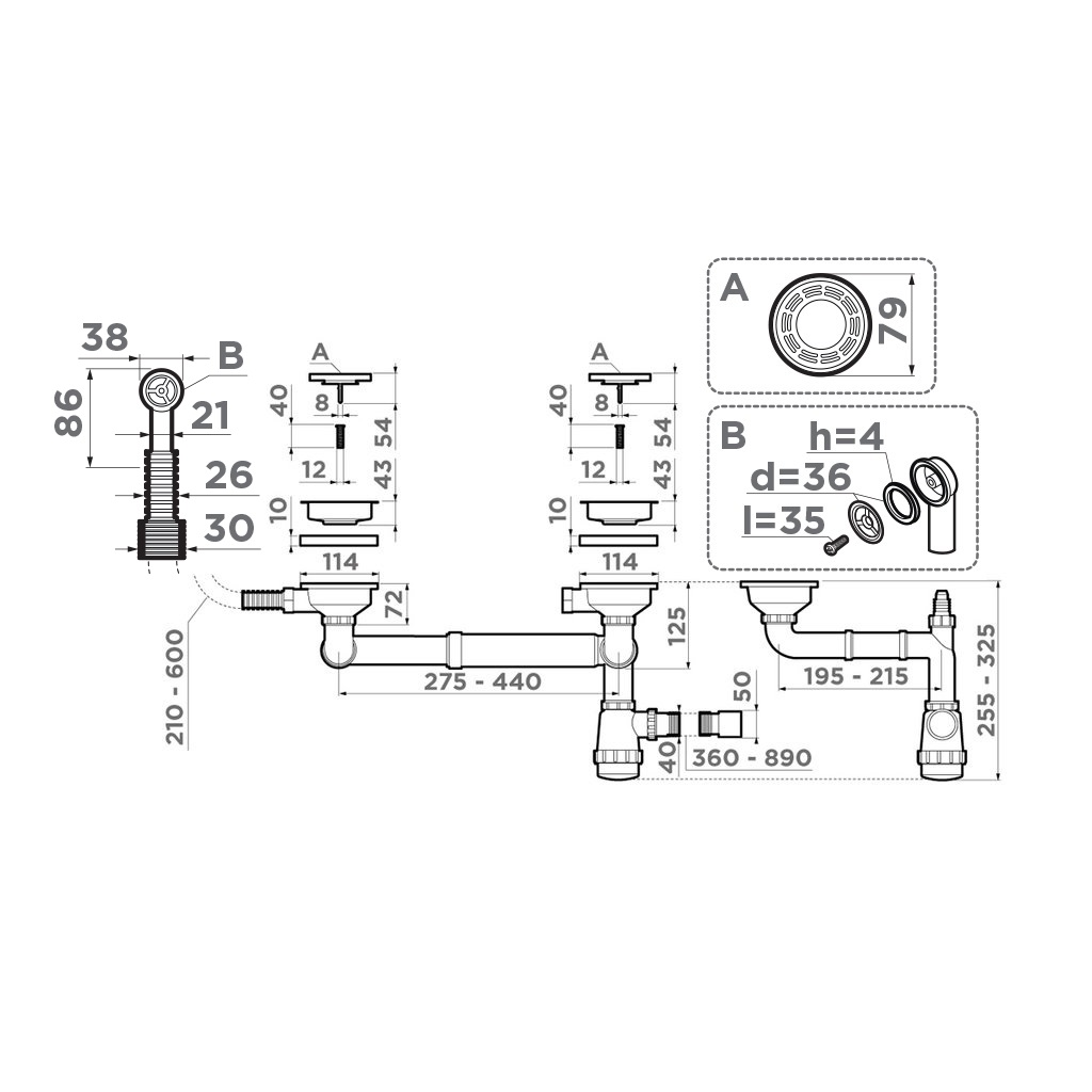 Omoikiri WK-1,5-R-IN
