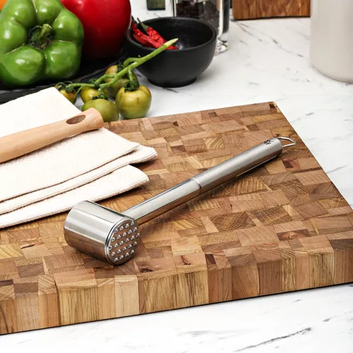 Молоток для отбивания мяса Profi Plus, 25 см, нержавеющая сталь 18/10, стальной, серия Кухонные аксессуары, WMF