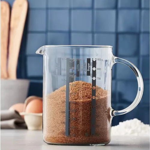 Мерная кружка Gourmet, 1 л, стекло, прозрачный, серия Кухонные аксессуары, WMF