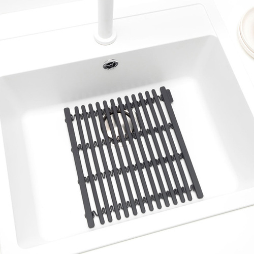 Силиконовая подложка для раковины Sink Side, 30 см, темно-серый (Dark Grey), серия Кухонные аксессуары и весы, Brabantia