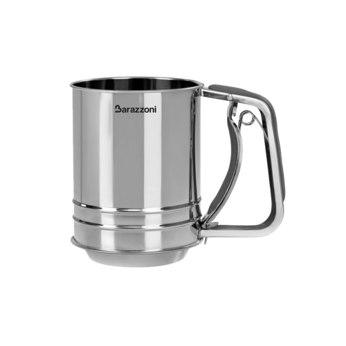 Сито для просеивания муки из нержавеющей стали, 13 см, стальной, серия My Utensil, Barazzoni 