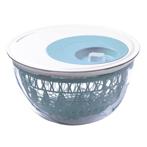 Пластиковая сушка для салата Madame Butterfly, 4 л, 27 см, голубой, серия Salad Savers, Snips