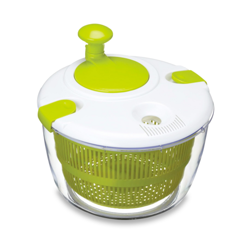 Пластиковая сушка для зелени и салата Twist Action, 25 см, белый/зеленый, серия Healthy Eating, Kitchen Craft
