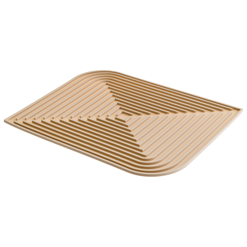 Силиконовый коврик для сушки посуды Dry Flex, 34.6 х 44.6 см, бежевый, серия Кухонные аксессуары, Smart Solutions