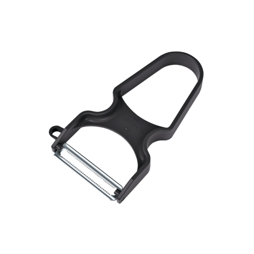 Овощечистка Rapid Peeler с серрейторным лезвием из нержавеющей стали, 11 см, пластиковая рукоять, черный, серия Ножи для чистки, Victorinox