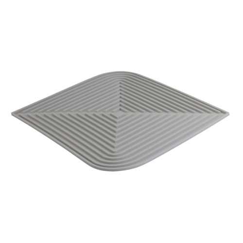 Силиконовый коврик для сушки посуды Dry Flex, 34.6 х 44.6 см, серый, серия Кухонные аксессуары, Smart Solutions