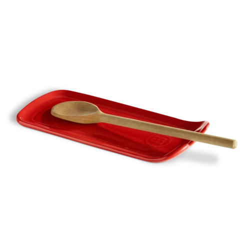 Керамическая подставка для ложки, 23 х 10.5 х 3 см, гранатовый, серия Кухонные аксессуары, Emile Henry