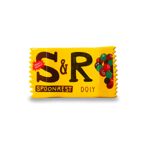 Керамическая подставка для ложки Corner Shop, 14.5 см, желтый, серия Для кухни, Doiy