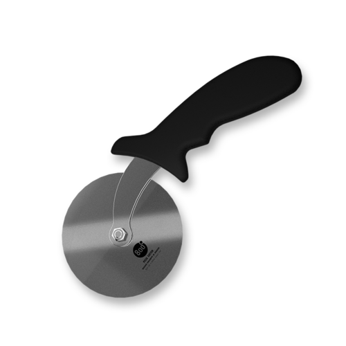 Нож-резак для пиццы с колесиком 800 Degrees Pizza Cutter Wheel, 23 см, нержавеющая сталь/пластик, стальной/черный, серия Аксессуары и инструменты для гриля и барбекю, 800 Degrees