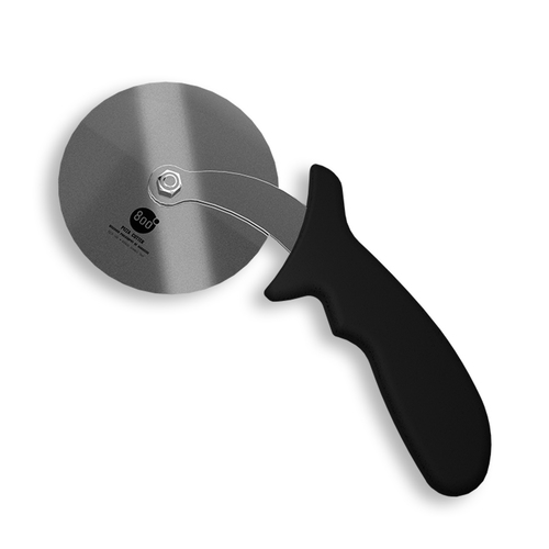 Нож-резак для пиццы с колесиком 800 Degrees Pizza Cutter Wheel, 23 см, нержавеющая сталь/пластик, стальной/черный, серия Аксессуары и инструменты для гриля и барбекю, 800 Degrees