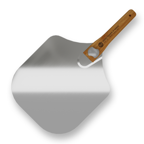 Лопатка для пиццы складная 800 Degrees Rotatable Pizza Paddle, 36 х 31 см, нержавеющая сталь/бамбук, стальной, серия Аксессуары и инструменты для гриля и барбекю, 800 Degrees