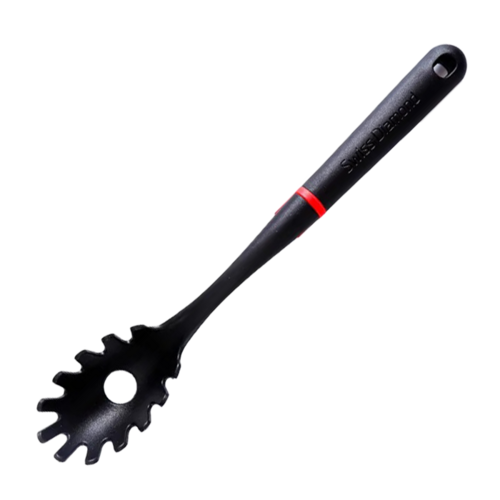 Пластиковая ложка для спагетти, 35 cм, черный/красный, серия Accessories & Kitchen Tools, Swiss Diamond