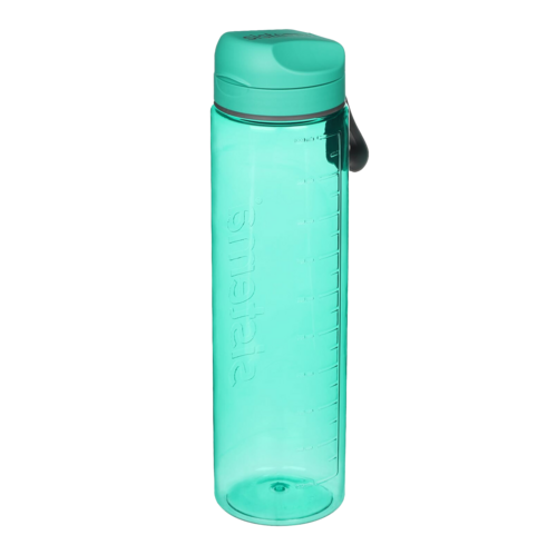 Пластиковая бутылка для фитнеса Hydrate, 1 л, зеленый, серия Бутылки для воды, Sistema