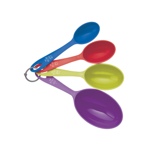 Набор из 4-х пластиковых мерных ложек Colourworks, 26 см, мультиколор, серия Кухонные аксессуары, Kitchen Craft