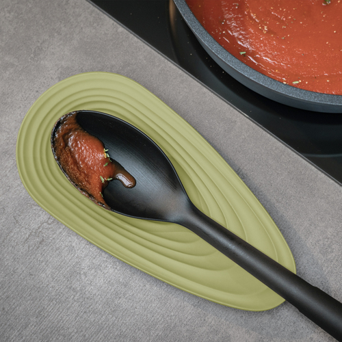 Пластиковая подставка для ложки Keep Clean, 25 см, зеленый, серия Eco-Kitchen, Guzzini
