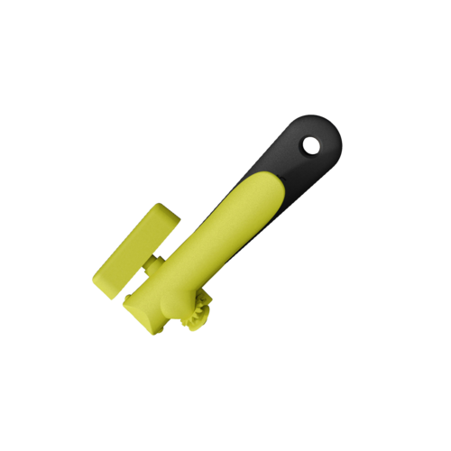 Открывалка из нержавеющей стали и пластика для консервных банок Kitchen Tools, 18.2 см, черный/зеленый, серия Кухонные аксессуары, Trebonn