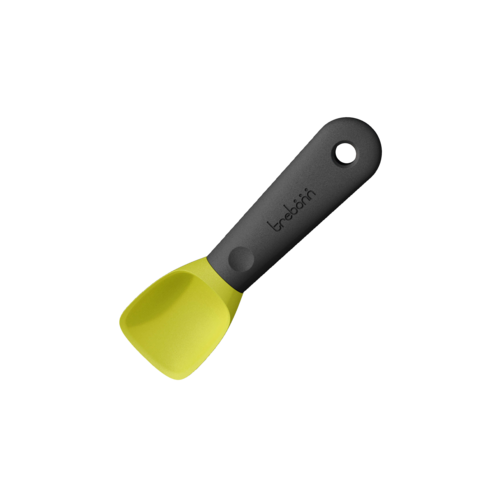 Пластиковая ложка для мороженого Kitchen Tools, 18.2 см, черный/зеленый, серия Кухонные аксессуары, Trebonn