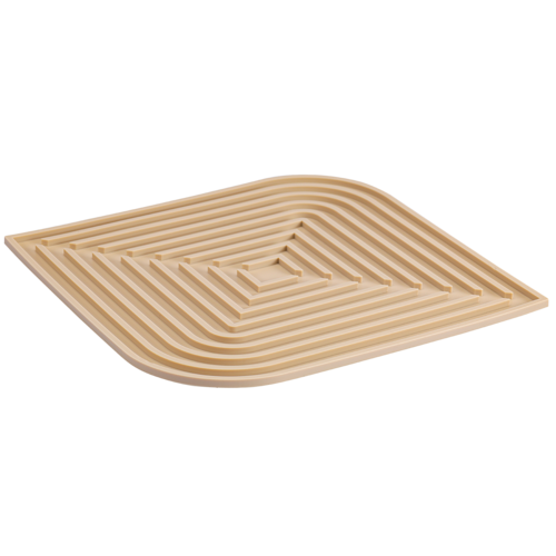 Силиконовый коврик для сушки посуды Dry Flex, 34.5 х 31.5 см, бежевый, серия Кухонные аксессуары, Smart Solutions