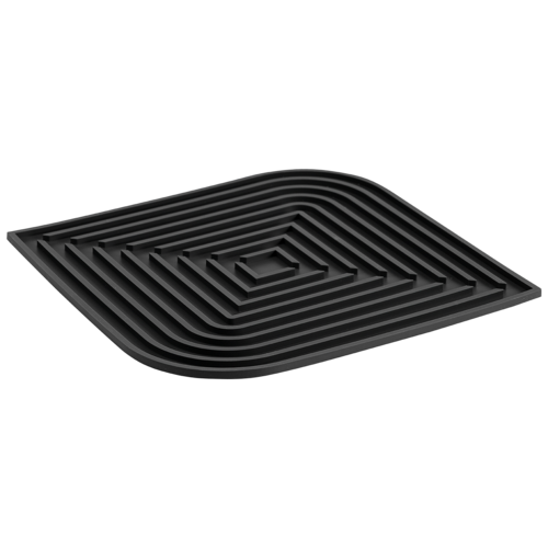 Силиконовый коврик для сушки посуды Dry Flex, 34.5 х 31.5 см, темно-серый, серия Кухонные аксессуары, Smart Solutions