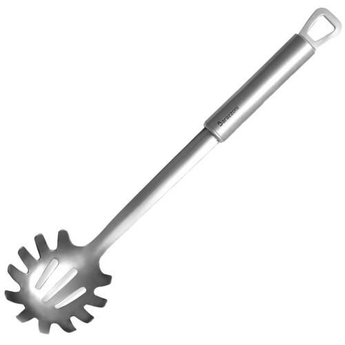 Ложка для спагетти из нержавеющей стали, 33 см, стальной, серия My Utensil, Barazzoni 