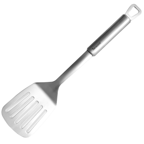 Лопатка с прорезями из нержавеющей стали, 34.5 см, стальной, серия My Utensil, Barazzoni 