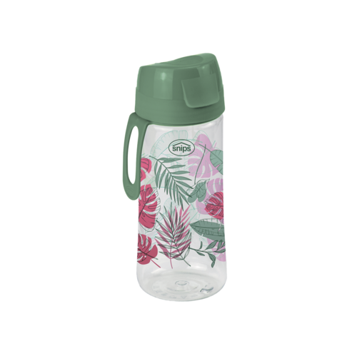 Пластиковая фитнес-бутылка Hawaii, 500 мл, прозрачный/мультиколор, серия Bottle To Go, Snips