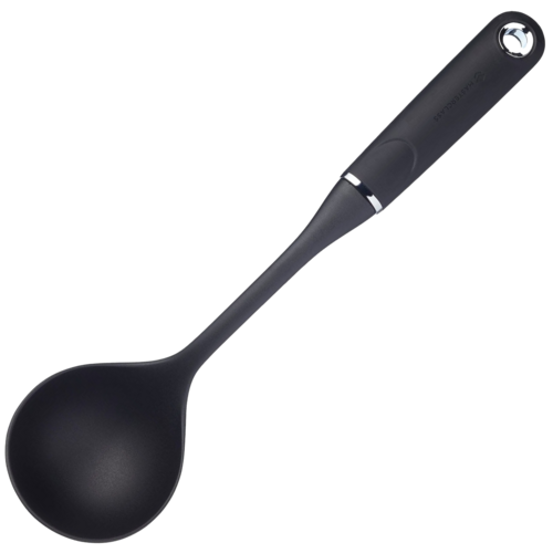 Нейлоновый половник Soft Grip Nylon, 34 см, черный, серия Master Class, Kitchen Craft