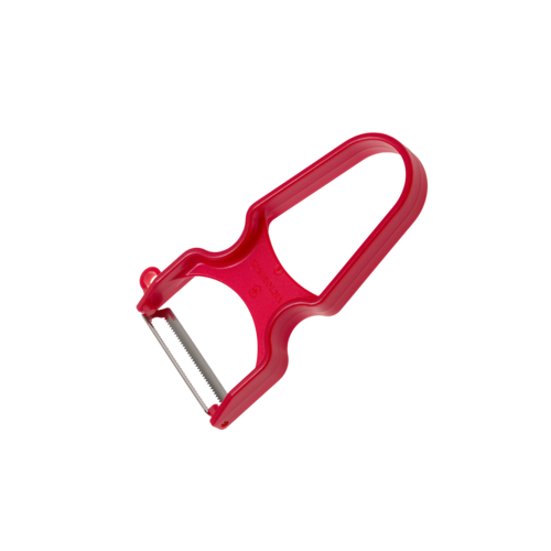 Овощечистка Rapid Peeler с серрейторным лезвием из нержавеющей стали, 11 см, пластиковая рукоять, красный, серия Ножи для чистки, Victorinox