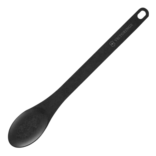 Деревянная кухонная ложка маленькая Kitchen Utensils Large Spoon, 33 см, черный, серия Кухонные аксессуары, Victorinox
