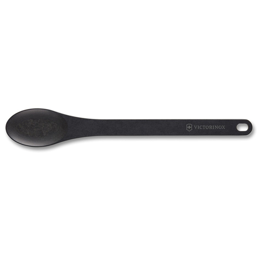 Деревянная кухонная ложка маленькая Kitchen Utensils Large Spoon, 33 см, черный, серия Кухонные аксессуары, Victorinox