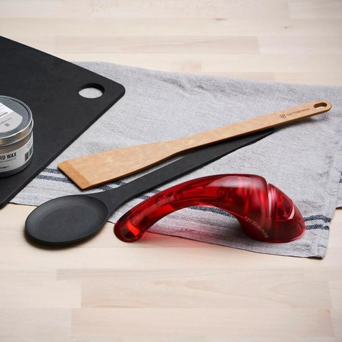 Деревянная кухонная ложка Kitchen Utensils Large Spoon, 33 см, черный, серия Кухонные аксессуары, Victorinox