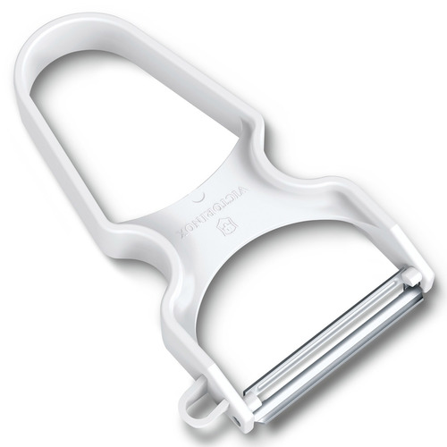 Овощечистка Rapid Peeler из высокоуглеродистой нержавеющей стали, 11 см, пластиковая рукоять, белый, серия Ножи для чистки, Victorinox