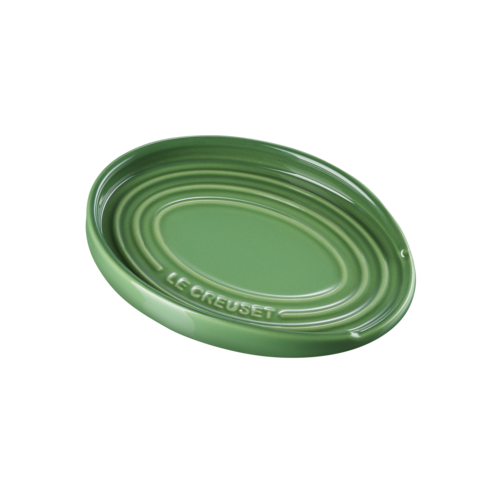 Керамическая подставка под ложку, 16 см, зеленый (Bamboo Green), серия Кухонные аксессуары, Le Creuset