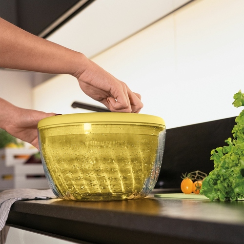 Пластиковая сушилка для салата Twist&Dry, 4 л, желтый, серия My Kitchen, Guzzini