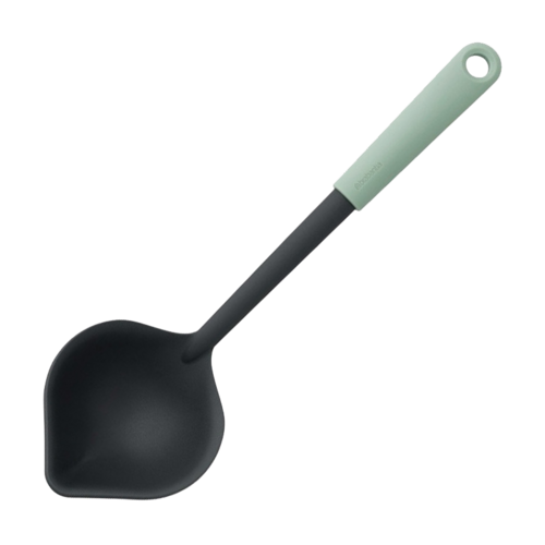Нейлоновый половник-скребок Tasty+, 32.8 см, мятный (Jade Green), серия Кухонные аксессуары и весы, Brabantia