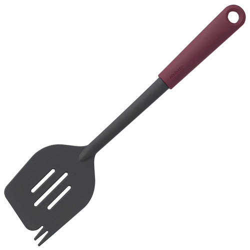 Нейлоновая кухонная лопатка-вилка Tasty+, 32.2 см, фиолетовый (Aubergine Red), серия Кухонные аксессуары и весы, Brabantia