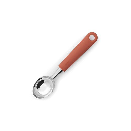 Ложка для мороженого Tasty+, 20 см, пластик/нержавеющая сталь, терракотовый (Terracotta Pink), серия Кухонные аксессуары и весы, Brabantia