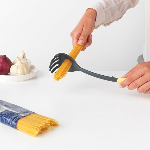 Ложка из нейлона для спагетти Tasty+, 30 см, светло-желтый (Vanilla Yellow), серия Кухонные аксессуары и весы, Brabantia