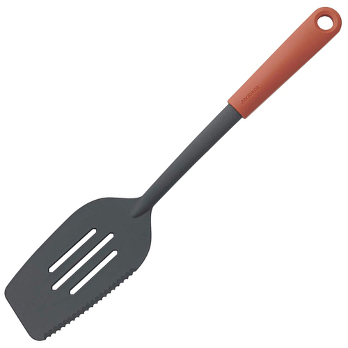 Кухонная лопатка из нейлона с режущим краем Tasty+, 34.8 см, терракотовый (Terracotta Pink), серия Кухонные аксессуары и весы, Brabantia